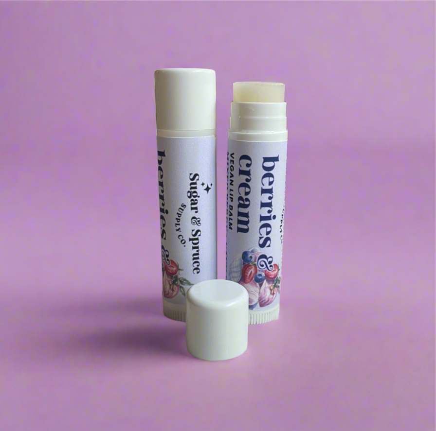 Vegan Lip Balm - Assorted Flavours (untinted)