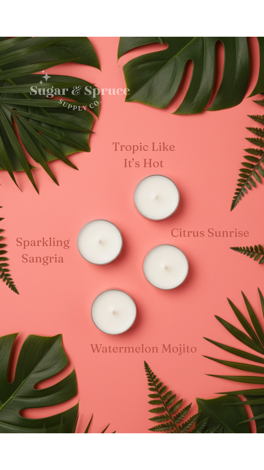 Discovery Candle Flight - 4 x Curated Tealights