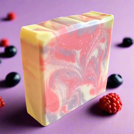 Berries & Cream - Soap - raspberry + blackberry + strawberry + vanilla bean